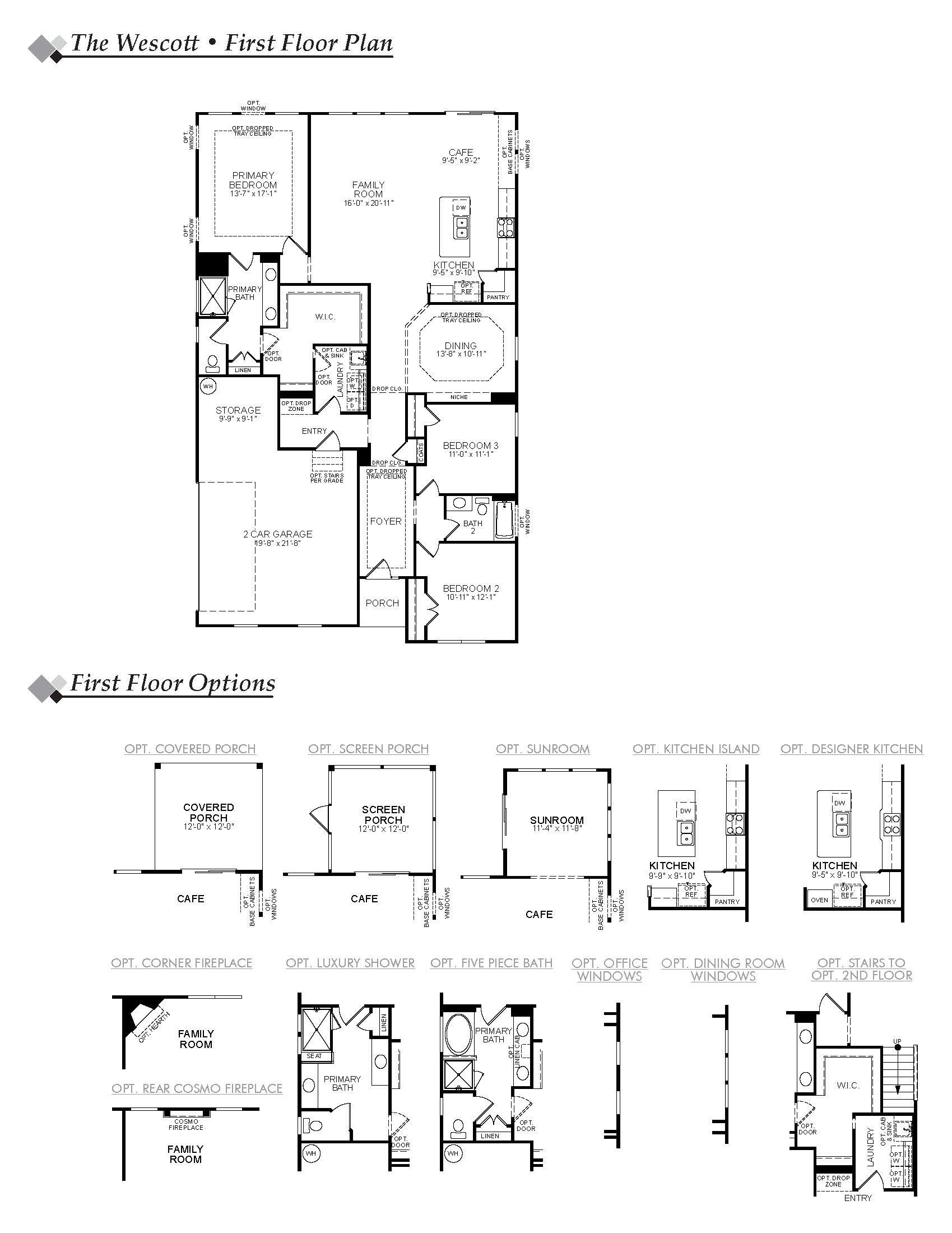 Wescott Floor Plan High Springs Eastwood Homes